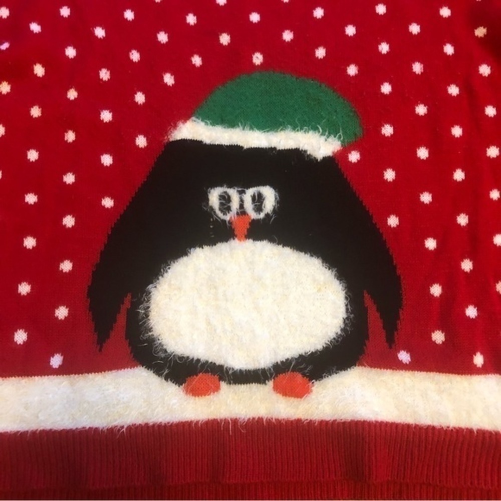 Notations Penguin Christmas Sweater 2X very good condition - Picture 2 of 4